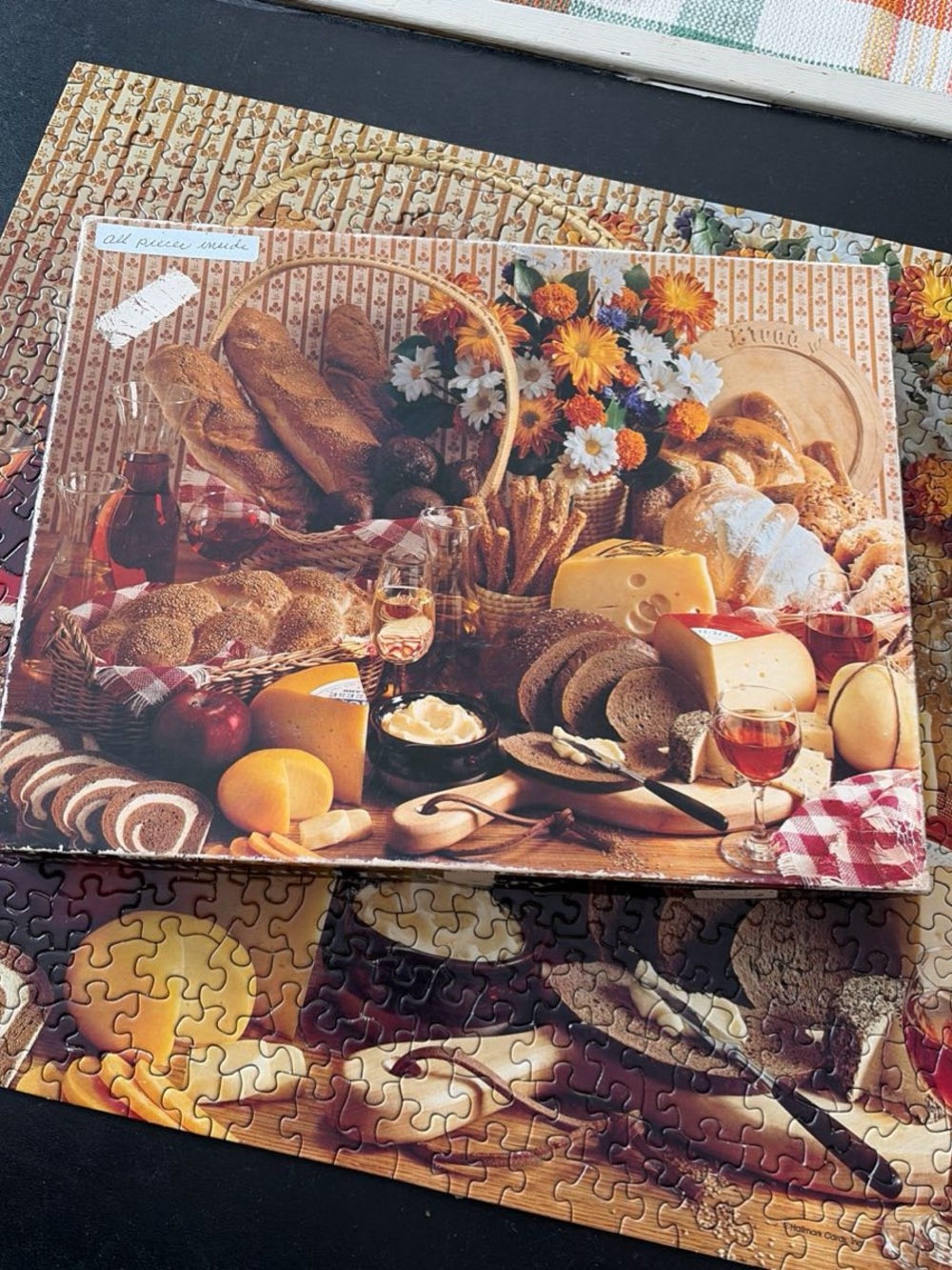 Vintage Springbok Eat, Drink and Be Merry 500 piece Jigsaw Puzzle